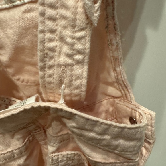 Artisan NY 12M Girls Light Pink Frill Overall Shorts - Picture 6 of 7